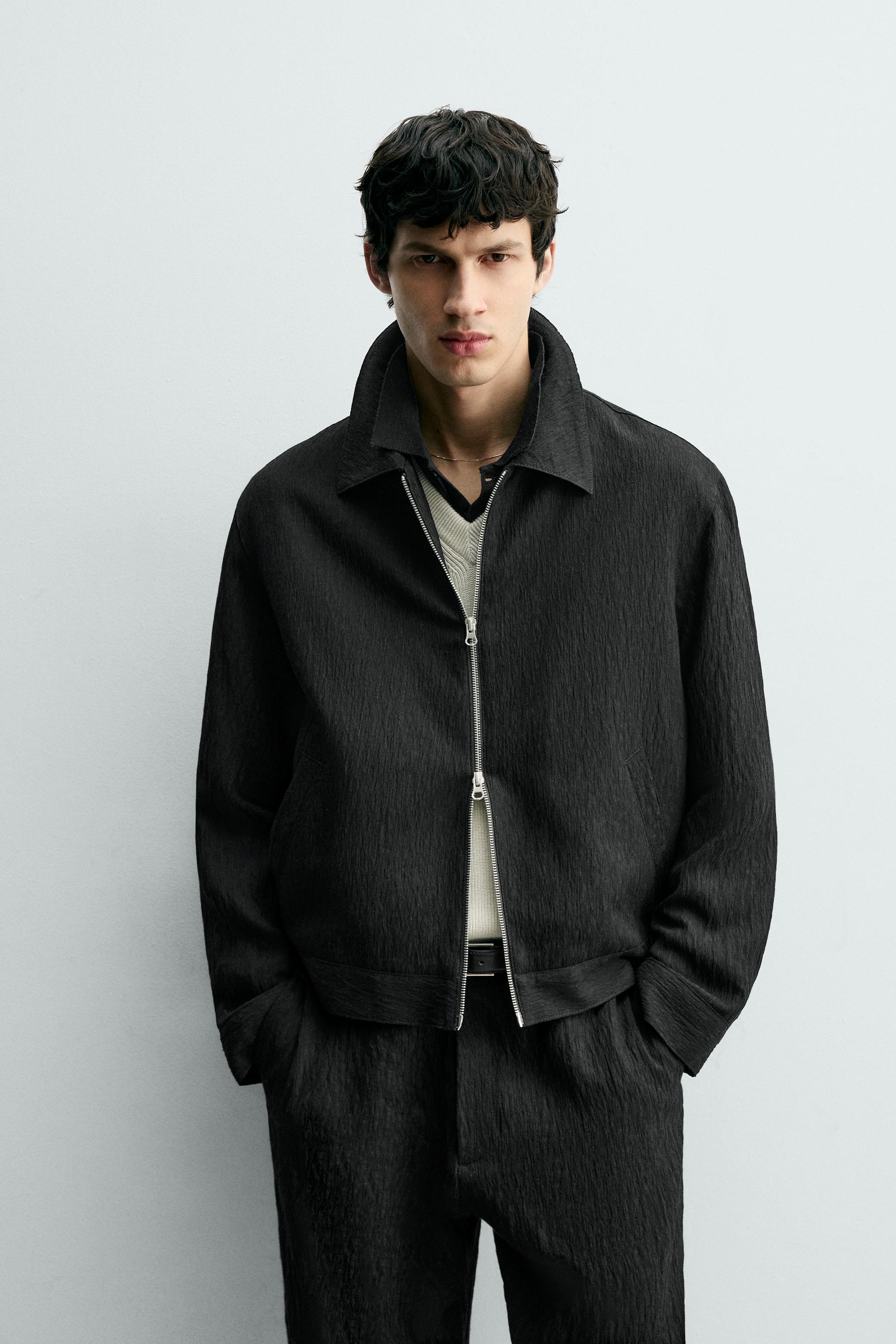 IRREGULAR TEXTURED JACKET